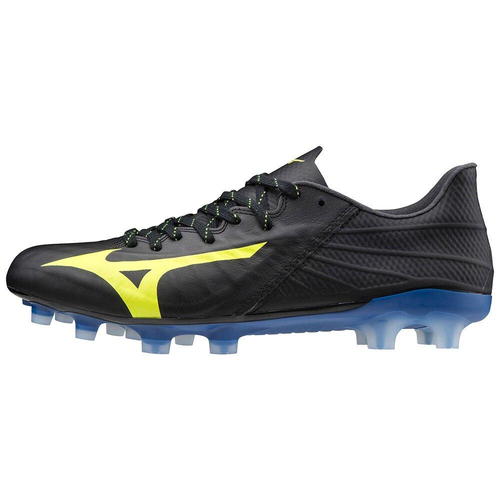 Mizuno Men's Soccer Cleats Rebula 3 Japan Black/Yellow - RBPOGUV-38